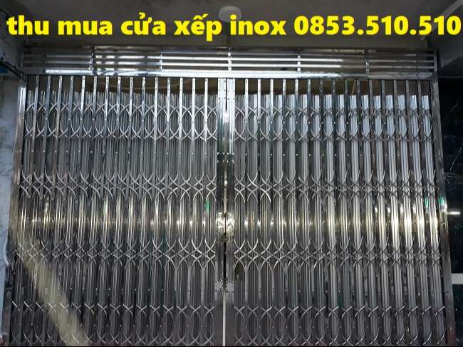 Thu mua cửa xếp inox cũ Hải Phòng - Tùng Lâm 0853.510.510