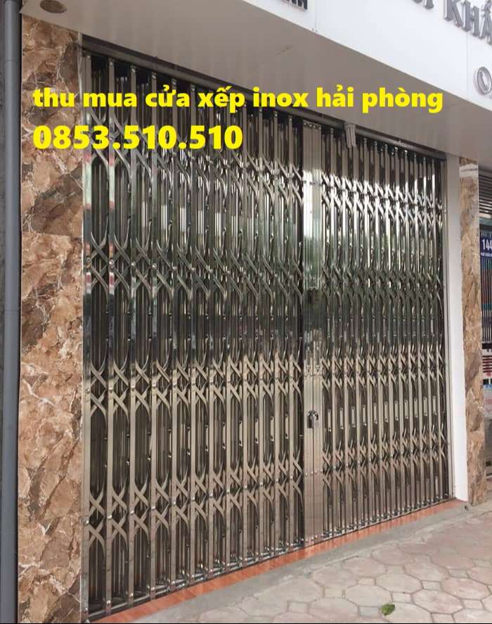 Thu mua cửa xếp inox cũ Hải Phòng - Tùng Lâm 0853.510.510